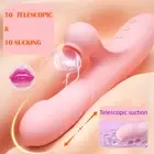 Thrusting Big Dildo Sucking Clitoris Vibrator Vaginal G Spot Stimulator Sex Toy