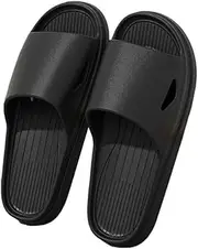 [lskdnrufh] Sandals Women and Men Slippers EVA Soft Open Toe Anti-Slip Quick Drying Sandals for Spa Bathroom Bedroom Pool Gym Indoor Outdoor Ladies Sandals