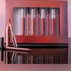 12pcs Lip Gloss Makeup Set Different Color Waterproof Lasting Lip Liner Matt FD5