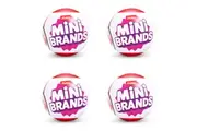 4PK Zuru Mini Brands Netflix S1 Capsule Minaiture Toy 3.74cm Kids Assorted 3y+