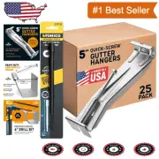 Fix Sagging Gutters with 25 Quick Screw Clips - Hidden Installation Design