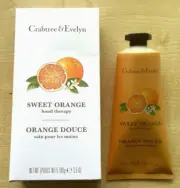 Crabtree & Evelyn Sweet Orange Hand Therapy Cream Macadamia & Shea 100g