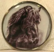 Fine Art Horse Snap FRIESIAN HEAD SHOT 18-20MM SOME WITH BUBBLES!! Horse Gift!