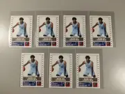 Lot of 7x 2019-20 Panini European Ja Morant Rookie Sticker #444
