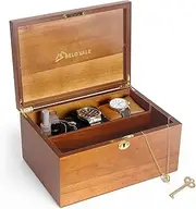 BELO VALE Hand-Crafted Keepsake Box with Lid, Wooden Storage Box,Decorative Box