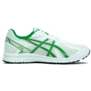 Asics Jog 100 S White Green Running Sneaker Shoes 1201A896-100 2E Wide Size 9 #