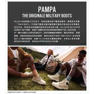 PALLADIUM PAMPA HI HTG SUPPLY有機棉軍靴-中性-墨綠