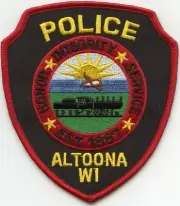 ALTOONA WISCONSIN WI POLICE PATCH