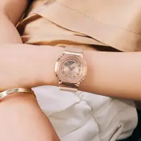 在飛比找Yahoo奇摩購物中心優惠-CASIO 卡西歐 G-SHOCK 小巧輕盈 優雅玫瑰金 八