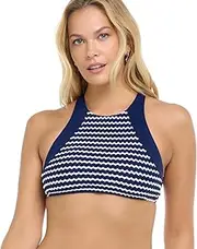 [Skye] Women's Standard Mildred High Neck Halter Bikini Top Swimsuit
