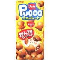 在飛比找PChome24h購物優惠-明治製果 PUCCA可可風味餅乾 (39g)