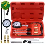 10Pcs Engine Cylinder Compression Tester Kit with Spark Plug Tester, Metric 32 B
