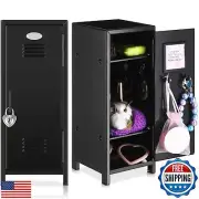 Vercraft 2 Pcs Mini Locker with Lock and 2 Keys 10.8 Inch Miniature Storage L