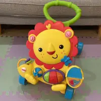 在飛比找蝦皮購物優惠-Fisher Price 費雪兩用聲光學步車 (近全新）