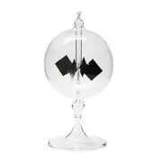 4 Blades Rotating Glass Windmill Solar Powered Crookes Radiometer Light Mill/Educational Teaching Study Tool A B