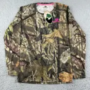 Mossy Oak Shirt Womens Small Camo Break Up Country Long Sleeve Outdoor Ladies