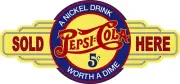 New Pepsi Cola tin metal sign