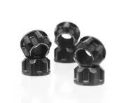 Black SPOKE6 M10 Rear Sprocket Nuts For Yamaha XJ750 SECA All Years