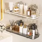 Wall Mounted Shower Corner Shelf Triangular/Rectangular Toilet Rack Kitchen
