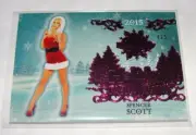2015 Benchwarmer SPENCER SCOTT Holiday #57 Pink Variant/5 PLAYBOY Playmate Sexy