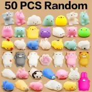 50PCS Mochi Squishies Kawaii Animal Squishy Toys for Kids Stress Relief Gift