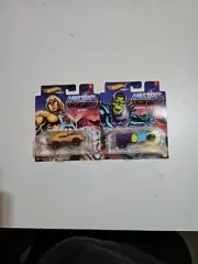 Hot Wheels Character Cars Masters of the Universe Skeletor/ He-man Vehicle Lot