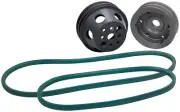 Allstar Performance 31090 | Reduction Pulley Kit Block Mount P/S Pump