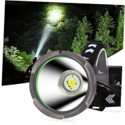 Led Rechargeable Headlamp, 10000 Lumens Super Bright Spotlight Headlamp