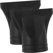 DRESSOOS 2pcs Black Hair Dryer Nozzle Diffuser High-temperature Resistant Attachments for Blow Drying Compatible Hair Dryers Professional Styling Tool