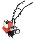 65cc Petrol 2 Stroke Tiller Rotary Hoe Garden Cultivator 6 Tine Roto 400mm