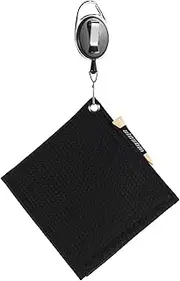 Mipcase Golf Club Cleaning Towel Retractable Pull Rope Soft Pu Towel Fabric Quick Efficient Cleaning Golf Accessories