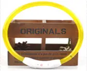 LED Dog Collar, USB Rechargeable, Glowing Pet Dog Collar for Night Safety, Fashion Light up Collar for Small Medium Large dogs 70CM-YELLOW