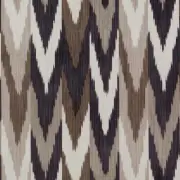 Schumacher Bargello Velvet Print Fabric- Kashgar Ikat Carbon Teak 4.40 yd 176101