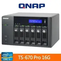 在飛比找Yahoo!奇摩拍賣優惠-QNAP TS-670 Pro 16G 網路儲存伺服器