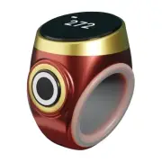 Smart Touch Button Ring Counter Rechargeable Luminous Screen Digital Display