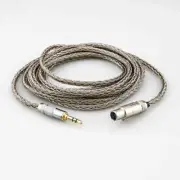 3.5mm Stereo Plug to 3 pin XLR Headphone Upgrade Cable for AKG K272 K171 K181