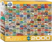 The VW Groovy Bus 2000 piece jigsaw puzzle 965mm x 685mm (pz)