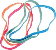 [VALICLUD] Non-slip Elastic Headband Set 4 Pcs Sports Hair Band for Yoga Running Soccer Thin Headband Soft for Women Men Girls
