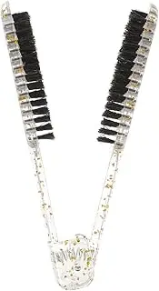 VICASKY Hair Straightening Comb Shaped Design Double Sided Brush for Women Efficient Clamp Hair Brush Durable Comfortable Straightener Tool for Salon Home Use