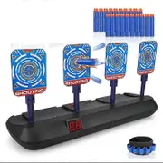 Target for Nerf Automatic Game Shooting Target with Light and Sound Effect for Nerf N-Strike Elite/Fortnite/Mega/Rival Toy Gun Kids Birthday Gift Boy