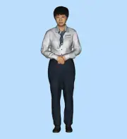 Resin 1/64 Diorama Real Series Scene Props Miniature Figure Welcome Girl 008