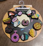 Clog Charms - A Little Obsessed- 12 Pack Junk Food Themed