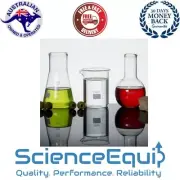 Glass Beaker Conical Flask Kit Premium 500ml 1 each set of 2 Pcs Borosilicate