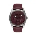 Geoffrey Beene Men's Minimalist Vegan Leather Dress Watch, Classic Quartz,
