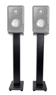 Pair 28" Bookshelf Speaker Stands For Polk Audio S20 Bookshelf Speakers