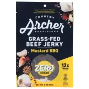Jerky Beef Mstrd Bbq Ns 2 Oz(Case Of 12) By Country Archer