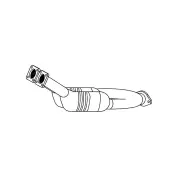 Redback Underfloor Catalytic Converter for Volvo S80 184 2.8L 2.9L 1998-2006