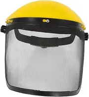 Ciieeo Lawnmower Mask Face Mask Grass Cutting Mask Safety Shields for Face Protective Face Covering Shields Gardening Mask Face Guard Fencing Mask Grinding Mask Yellow