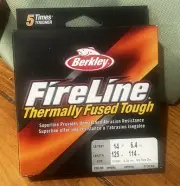 NEW Berkley Fireline Thermally Fused Tough 125 Yd Crystal 14# Fishing Line
