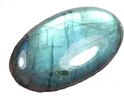 [HOSEKI] Natural Beautiful Labrodorite 74.1Cts, Crystal, Crystal, Crystal, Crystal